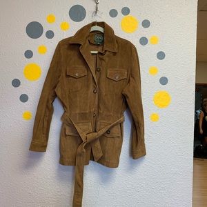 Harolds jacket brown size medium